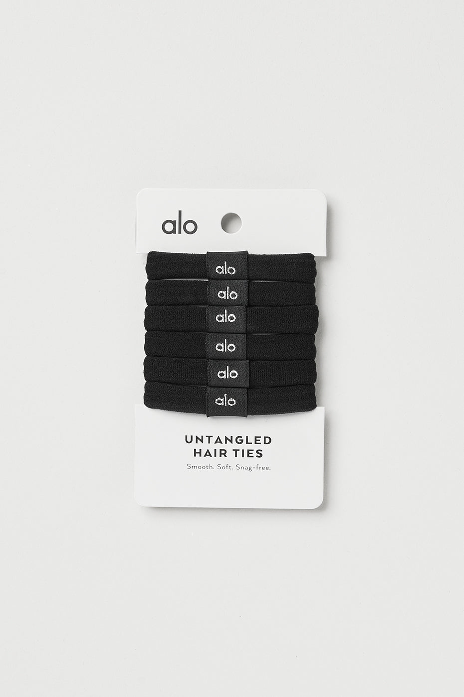 Élastiques à cheveux Untangled (lot de 6) - Noir