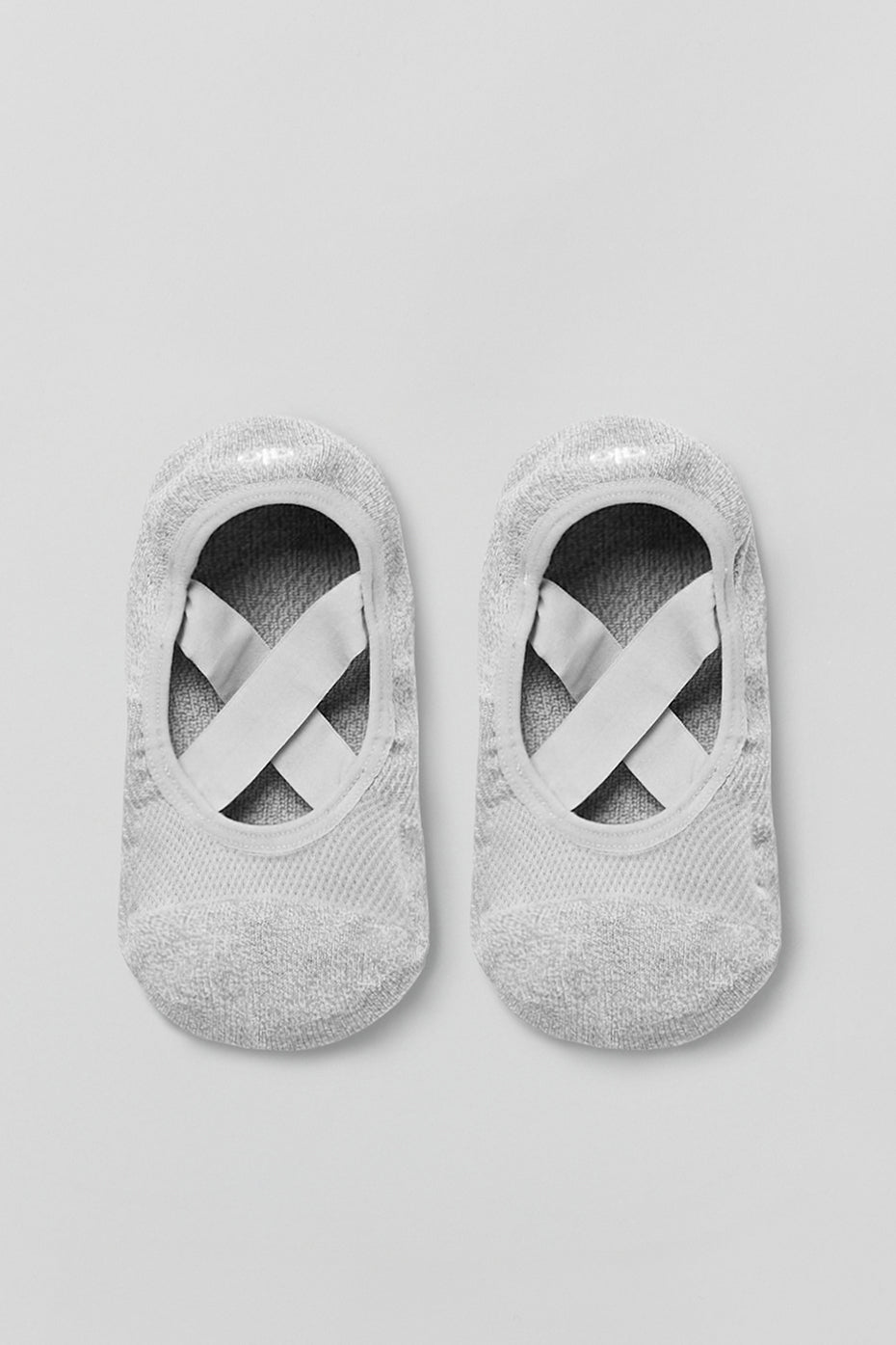 Chaussettes de barre Pivot pour femme - Gris chiné sport