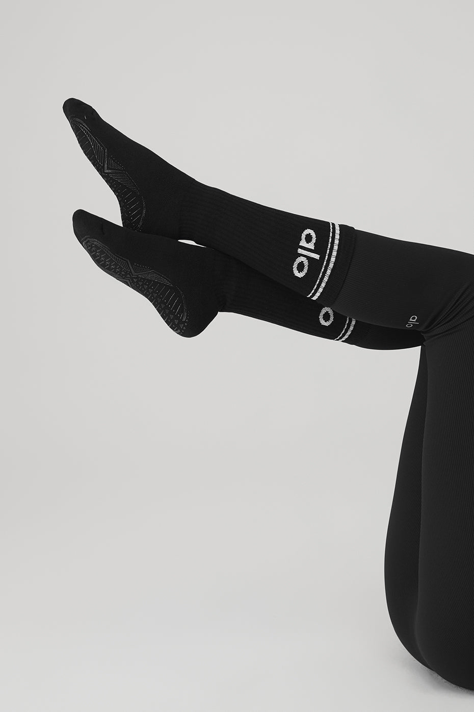 Chaussettes de barre Throwback pour femme - Noir/Blanc