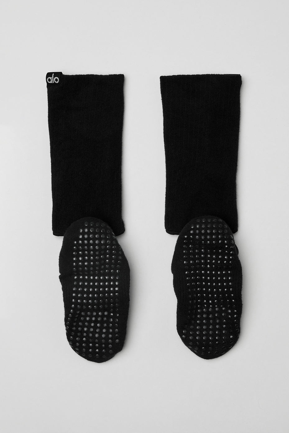 Chaussettes antidérapantes à brides Siren pour femme - Noir