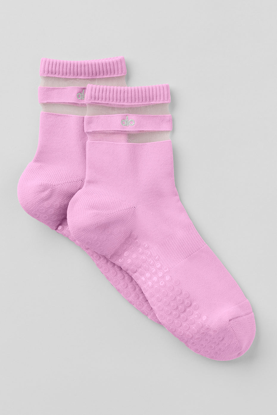 Chaussettes antidérapantes Pulse pour femme - Rose cœur de bonbon