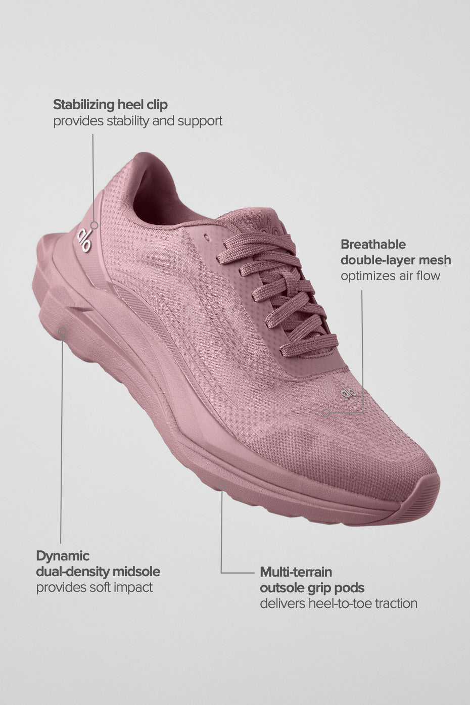 ALO Runner (unisexes) - Quartz fumé