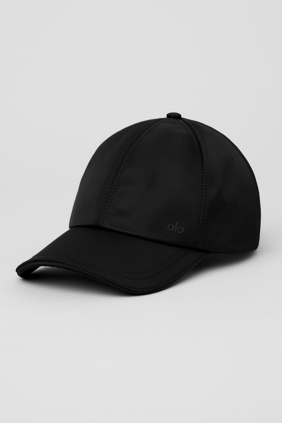 Casquette Off-Duty en satin - Noir