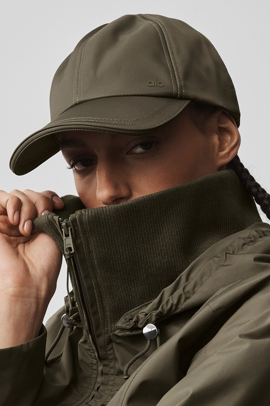 Casquette Off-Duty en satin - Olivier