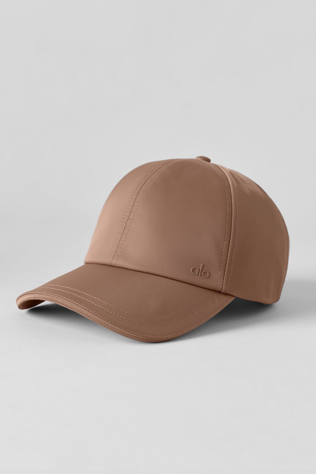 Casquette Off-Duty en satin - Brun Java