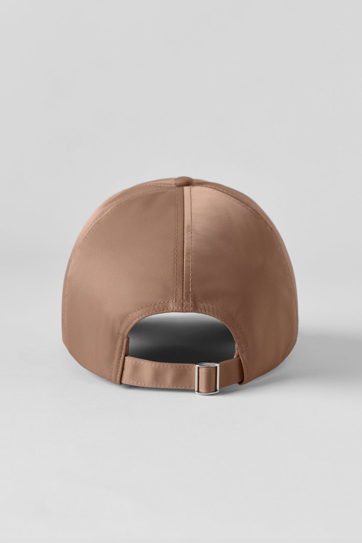 Casquette Off-Duty en satin - Brun Java