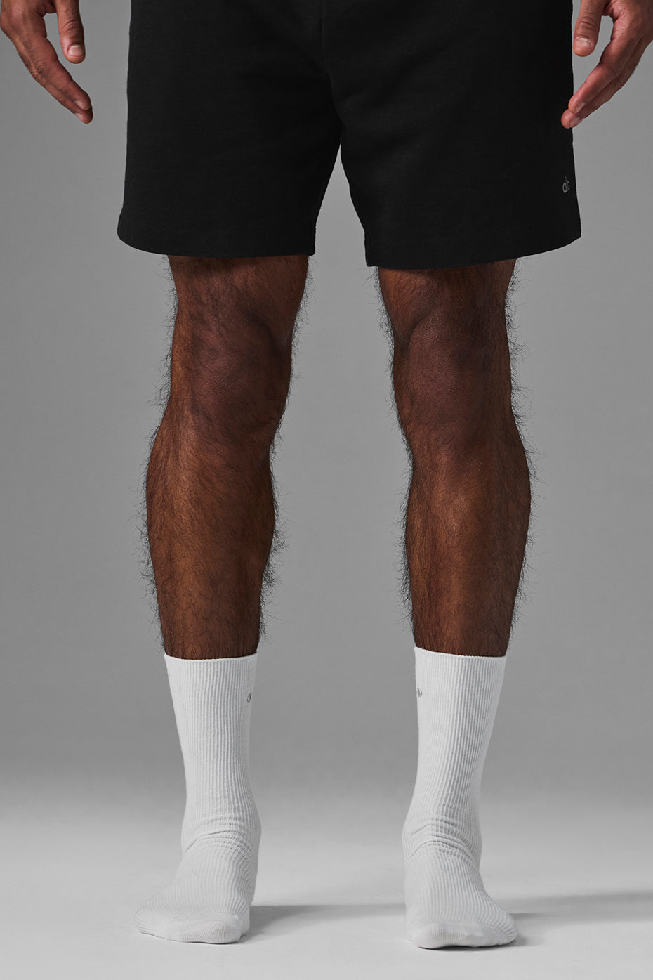 Chaussettes mi-hautes Understated unisexes - Blanc