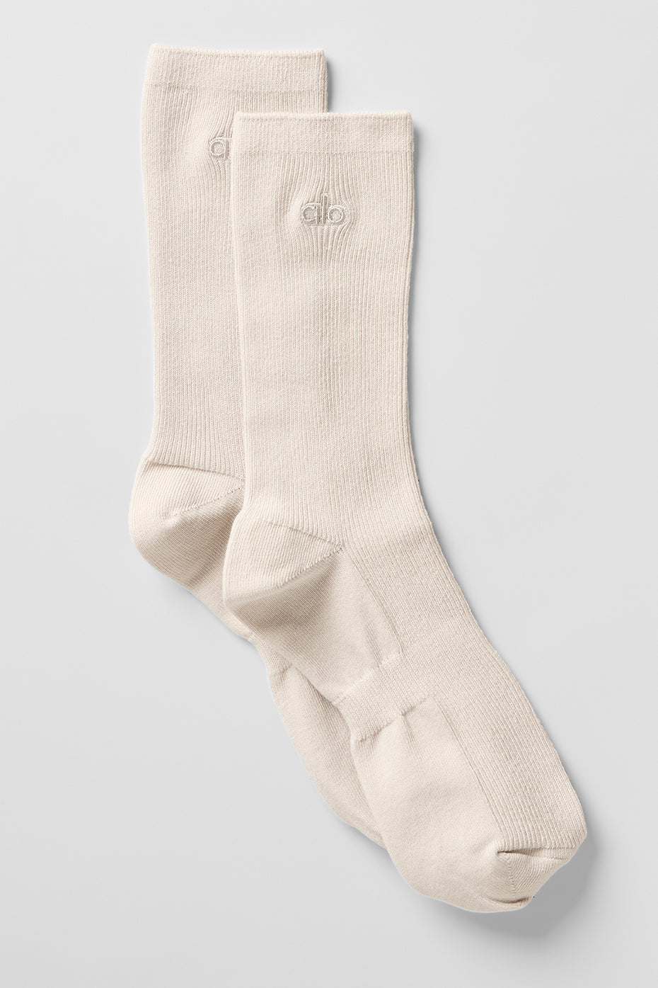 Chaussettes mi-hautes Understated unisexes - Écru