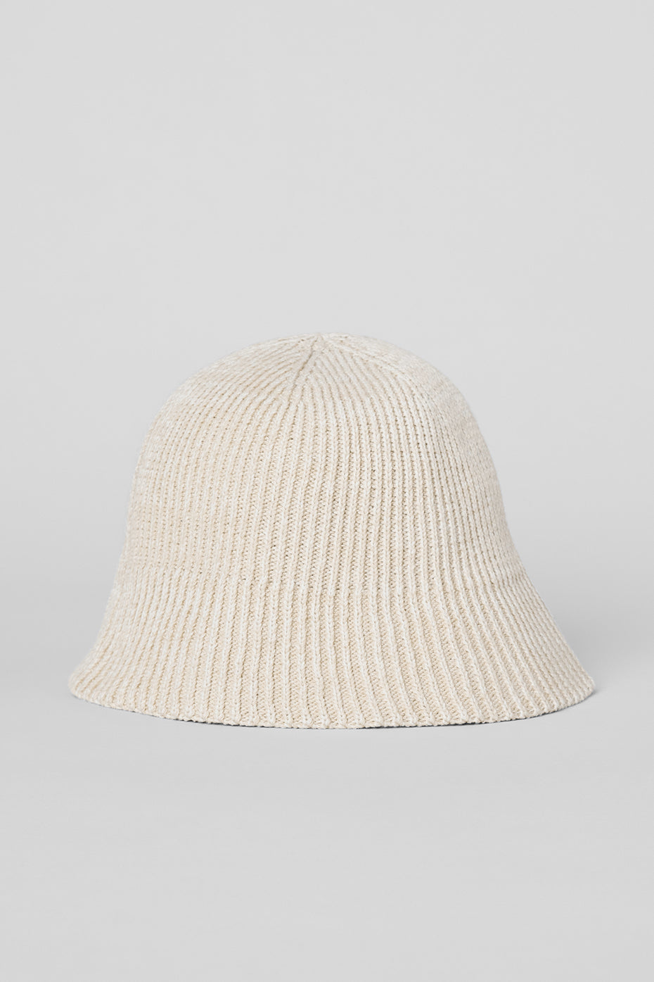Chapeau cloche en maille denim - Ivoire/Lait d’avoine