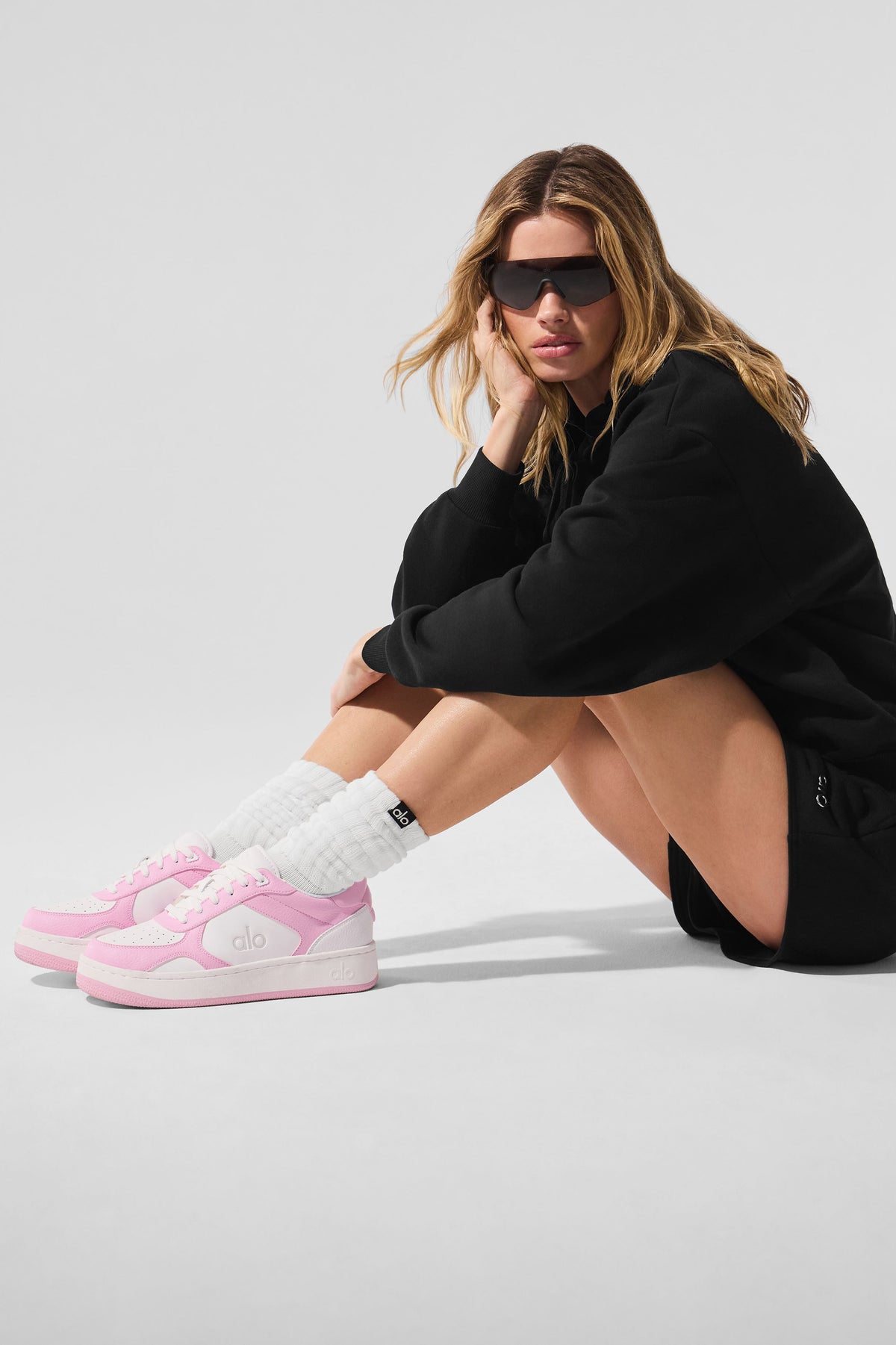 Baskets ALO Recovery Mode (unisexes) - Rose/Blanc