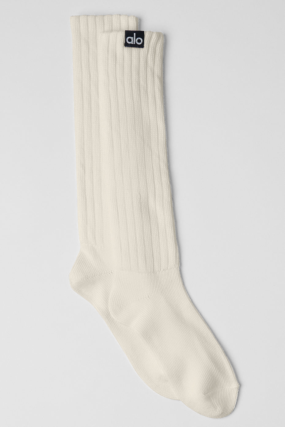 Chaussettes froncées unisexes - Écru