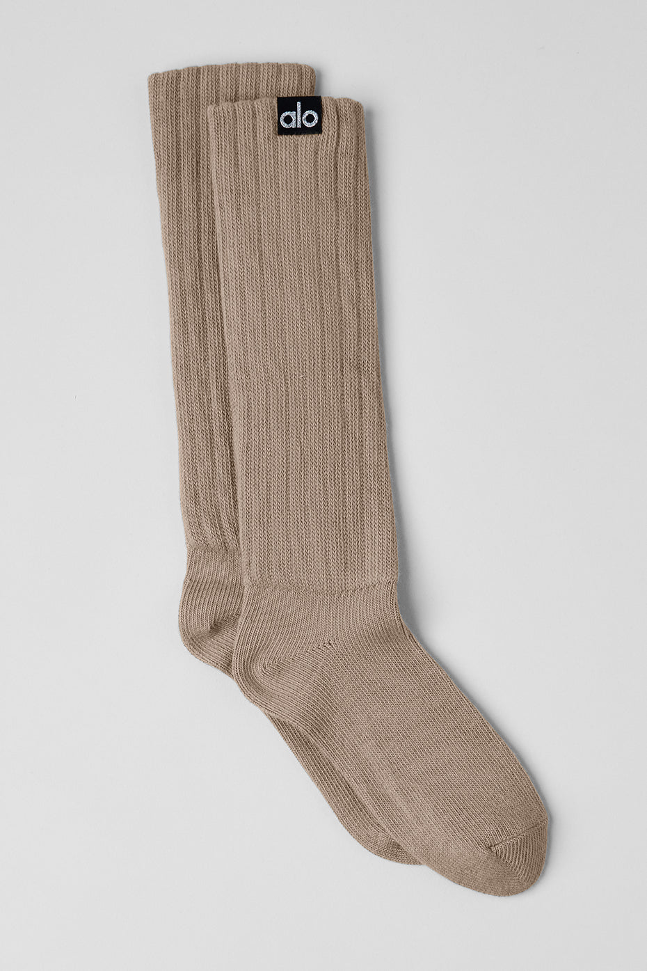 Chaussettes froncées unisexes - Gravier