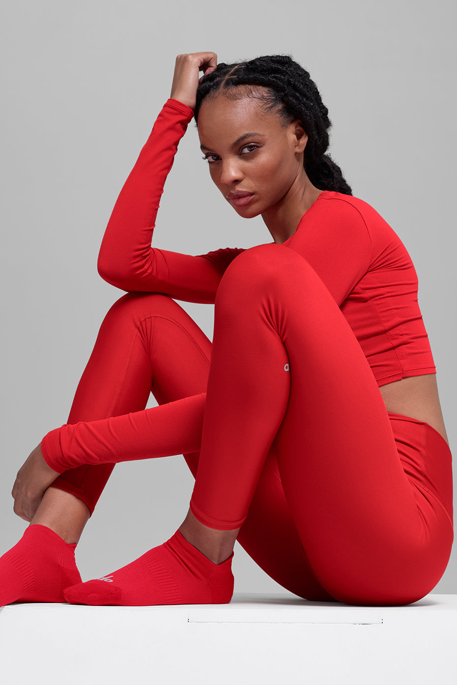 Chaussettes techniques unisexes à languette - Rouge vif