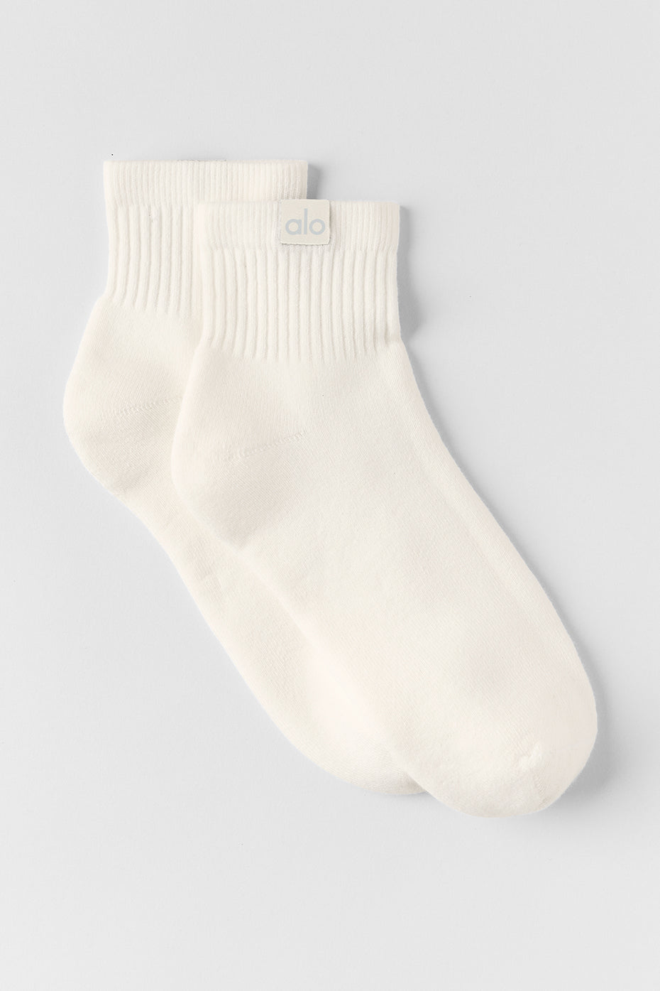 Chaussettes quart de mollet Street - Ivoire