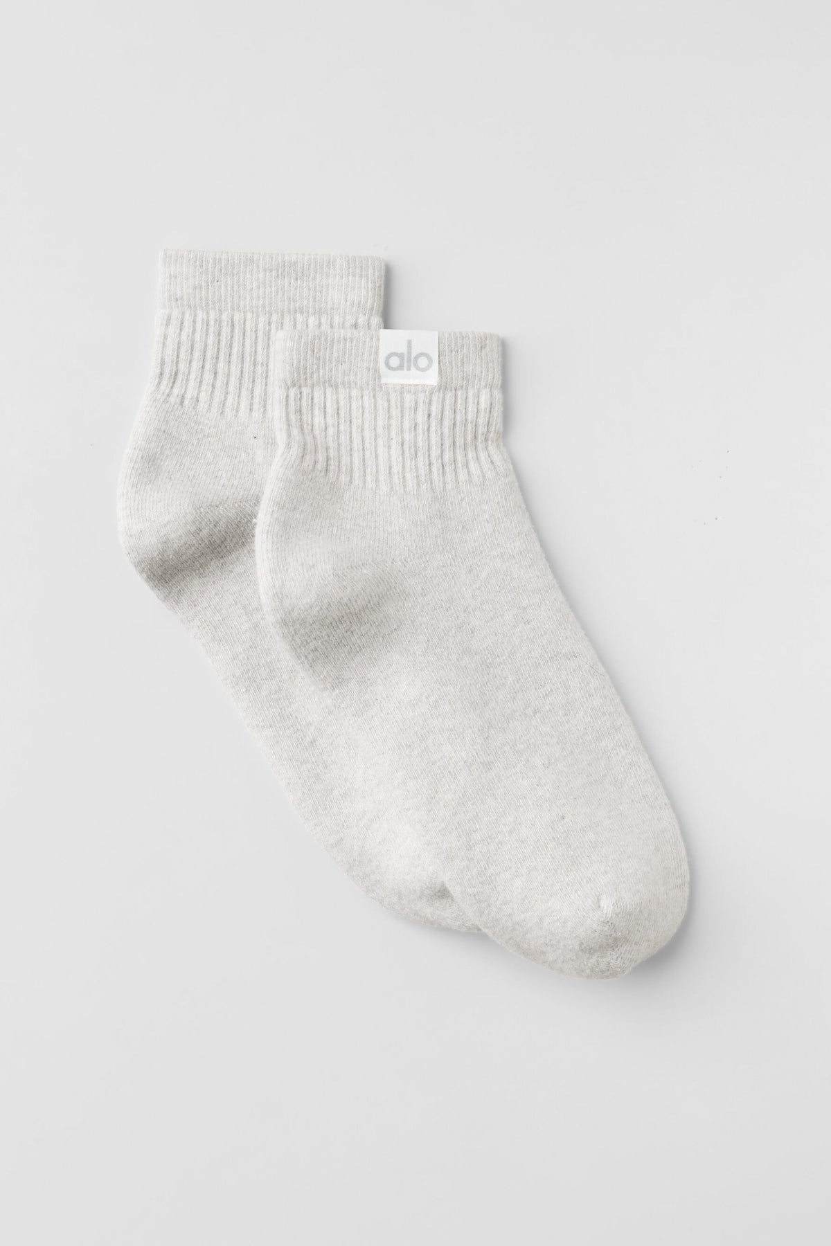 Chaussettes quart de mollet Street - Blanc chiné