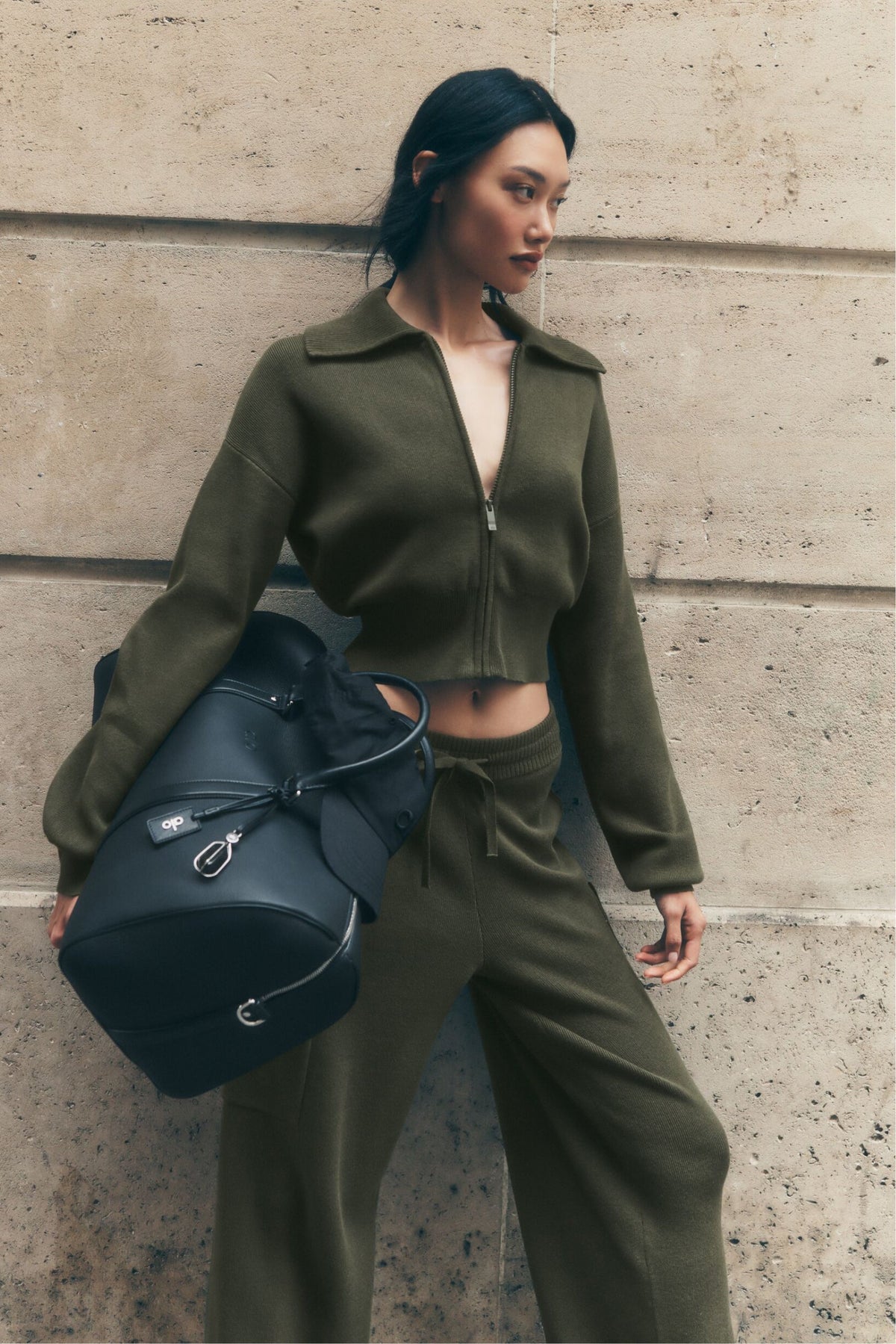 Sac de voyage ALO Voyage - Cuir noir