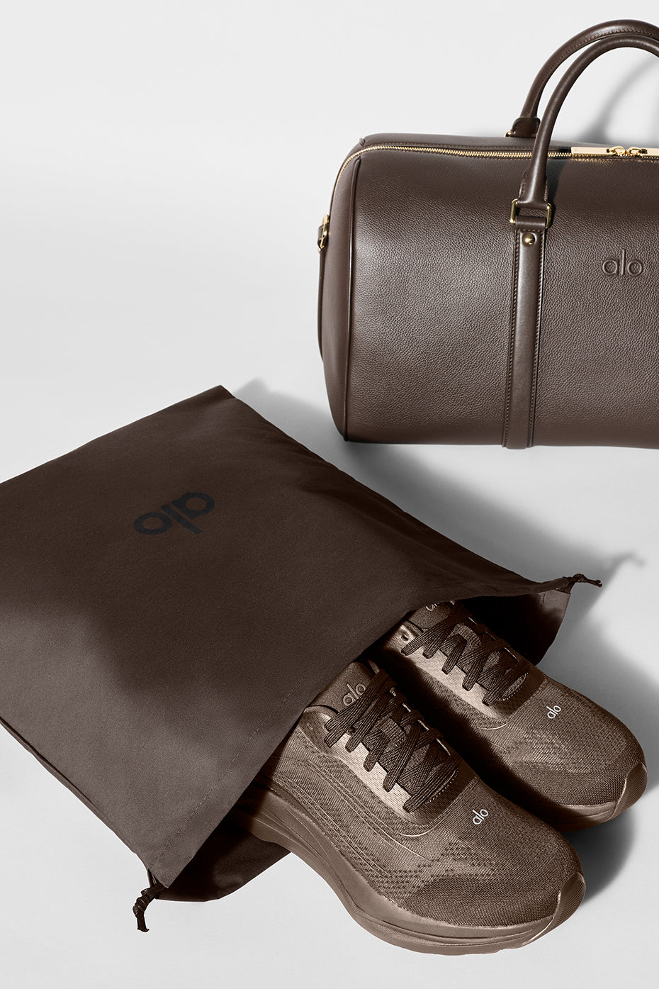 Sac de voyage ALO Voyage - Cuir espresso