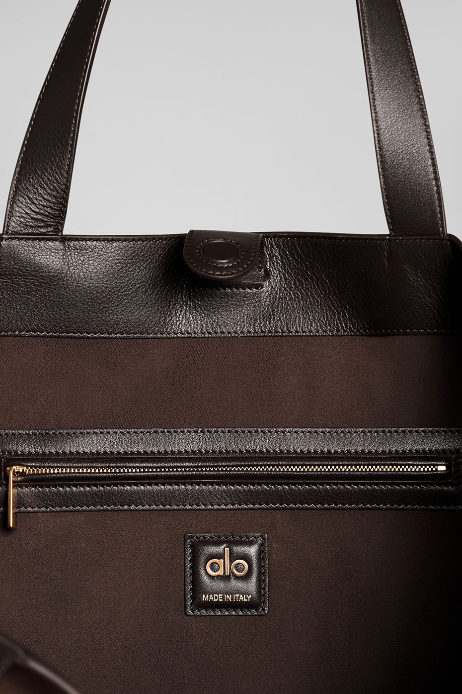 Cabas ALO Tranquility - Daim espresso