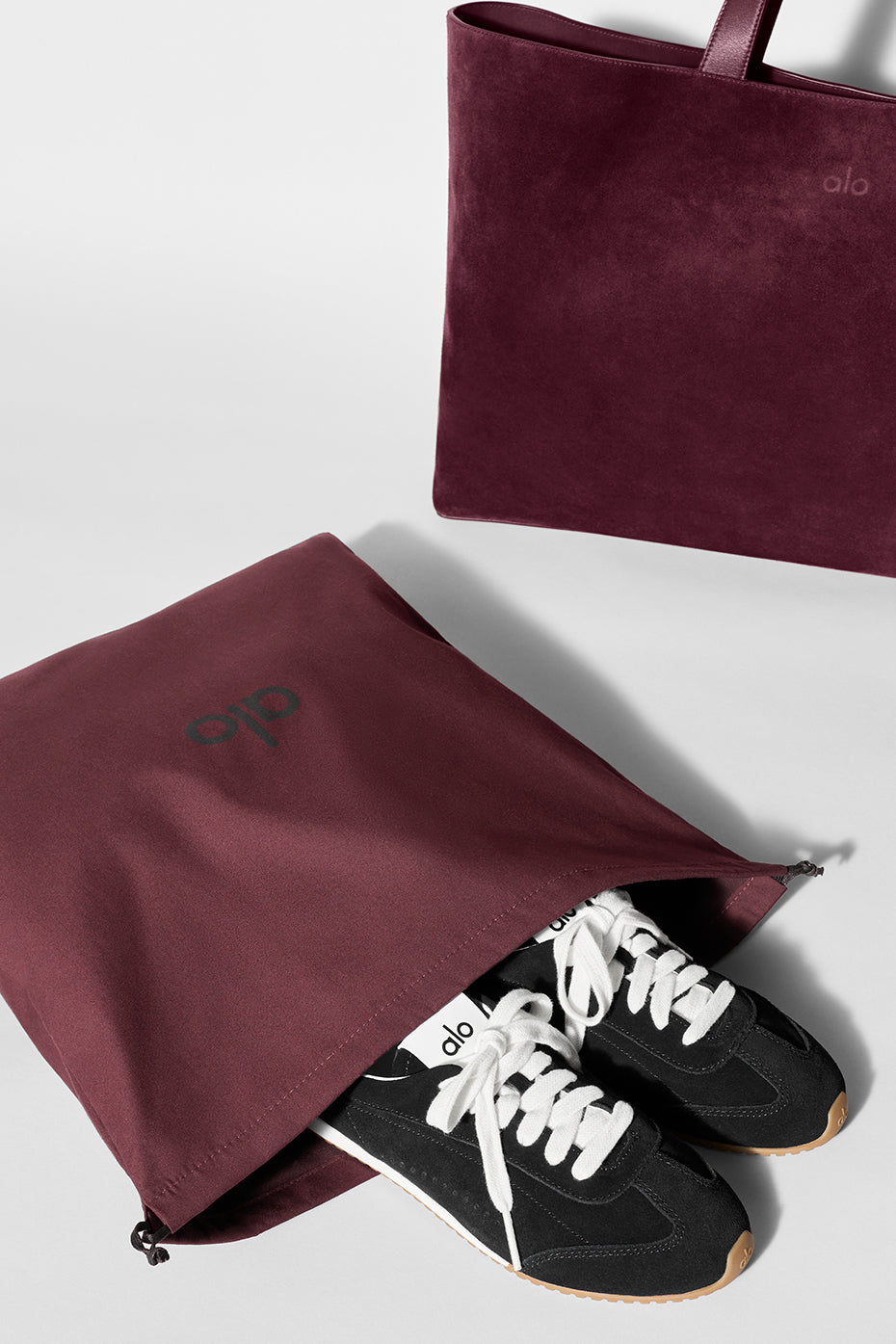 Cabas ALO Tranquility - Daim bordeaux
