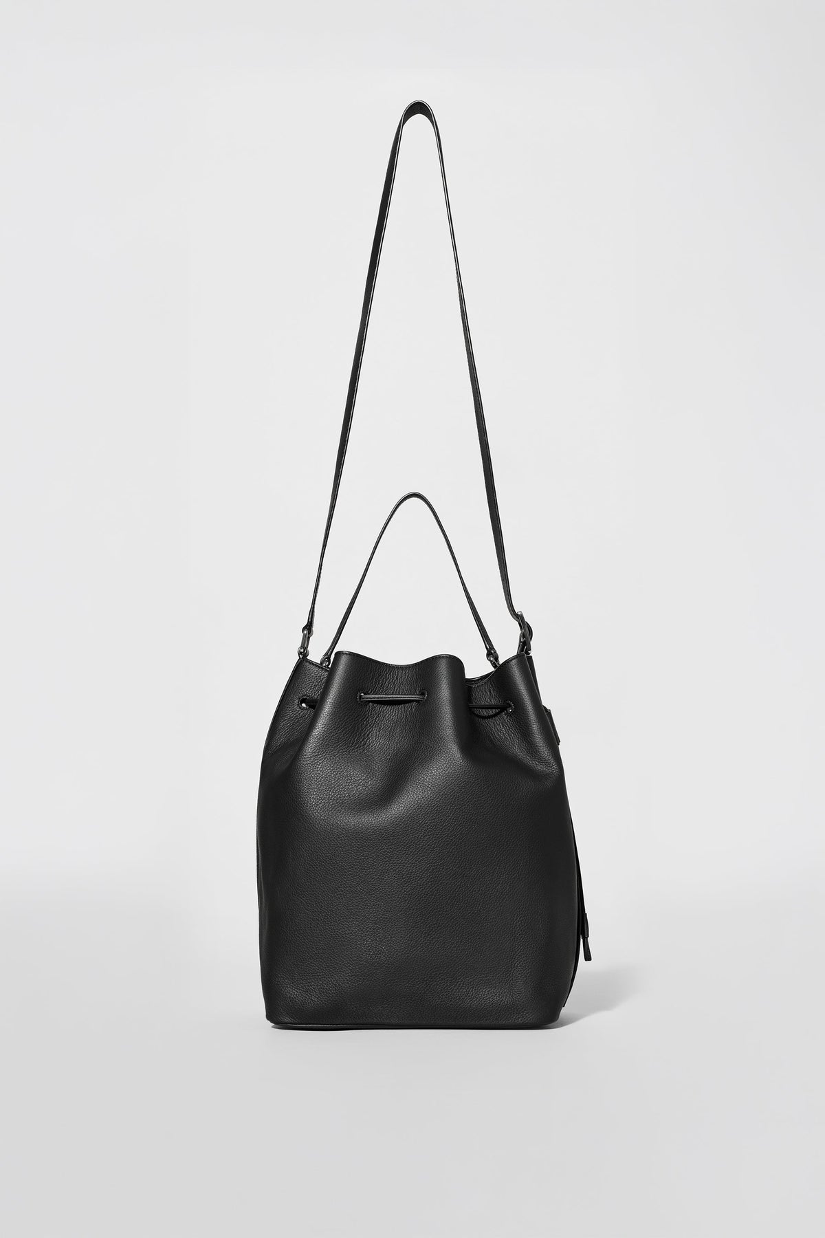 Sac seau ALO Balance - Cuir noir