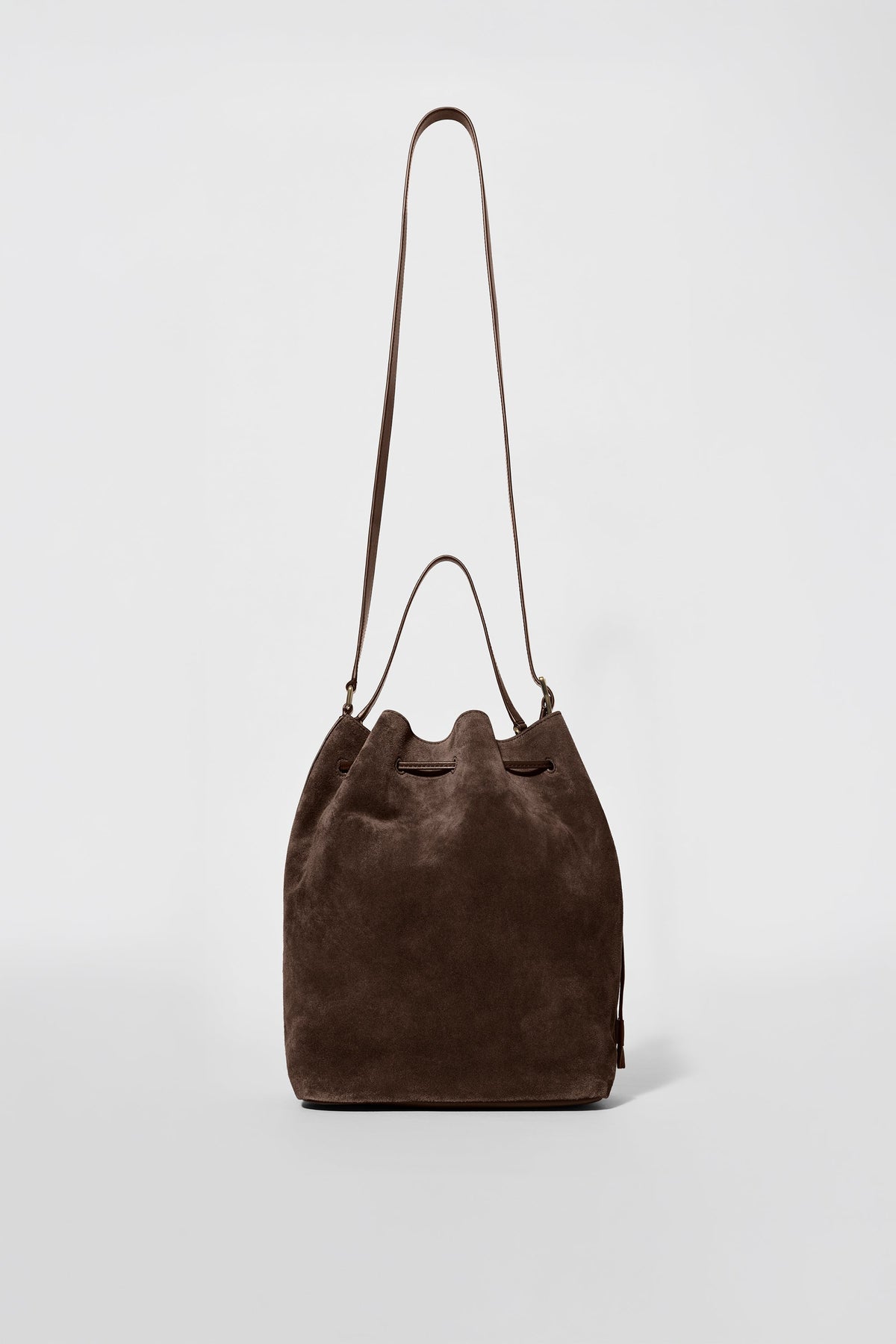 Sac seau ALO Balance - Daim espresso