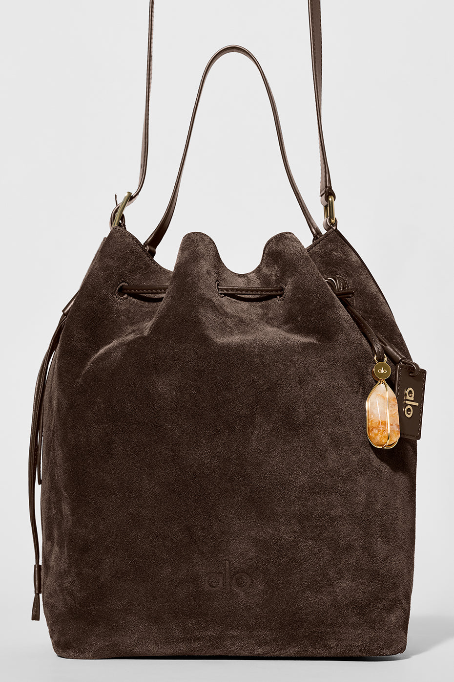 Sac seau ALO Balance - Daim espresso