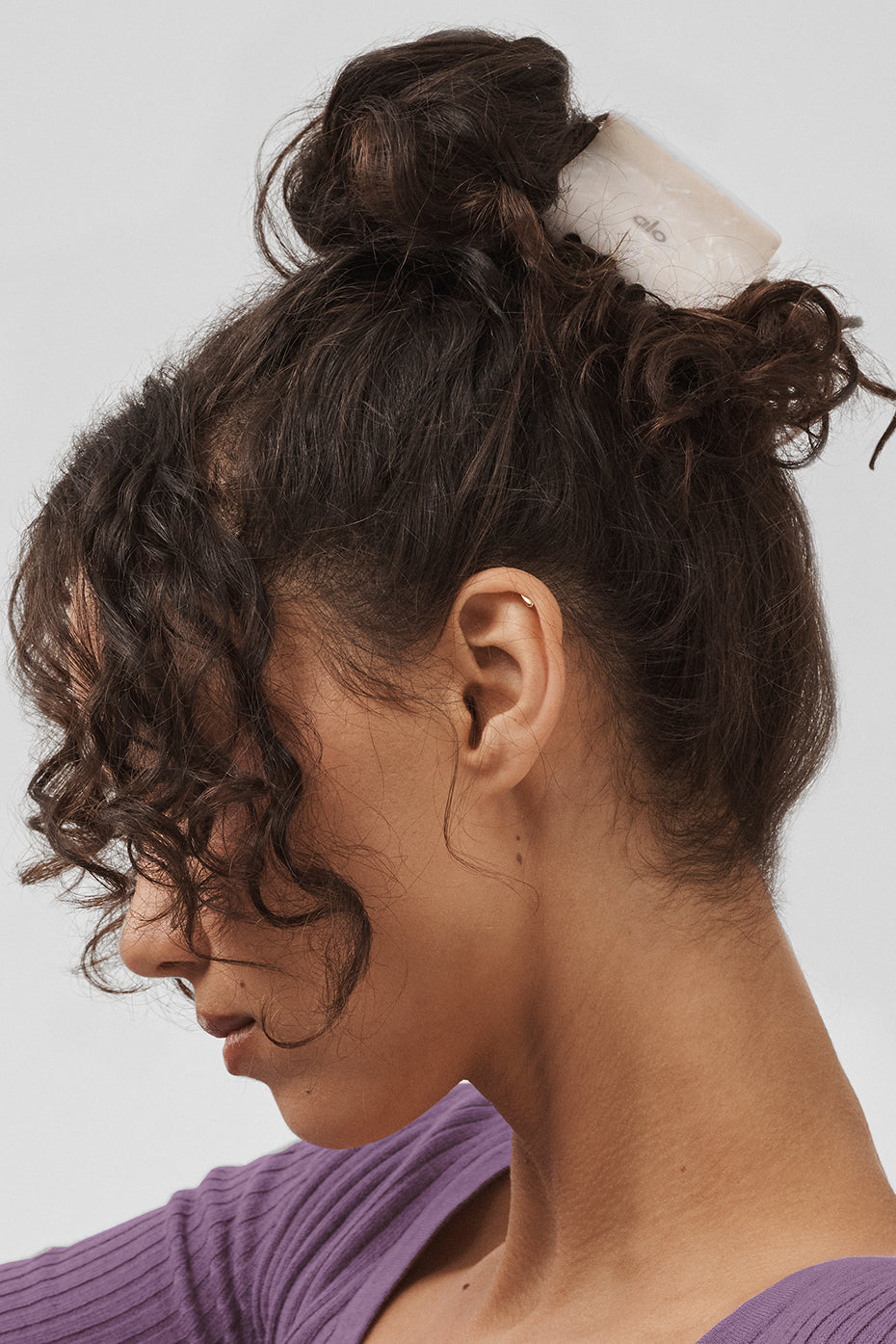 Pince à cheveux Effortless - Perle blanche