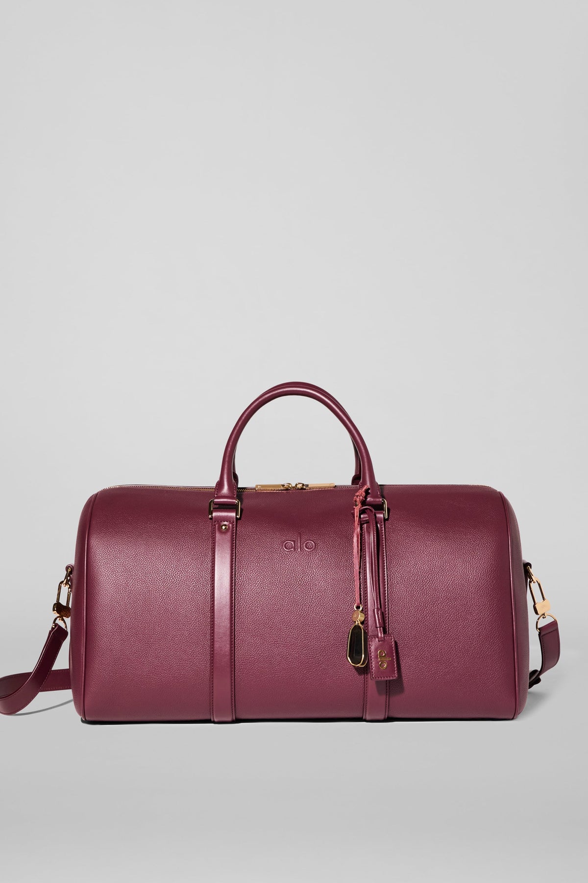 Sac de voyage ALO Voyage - Cuir bordeaux