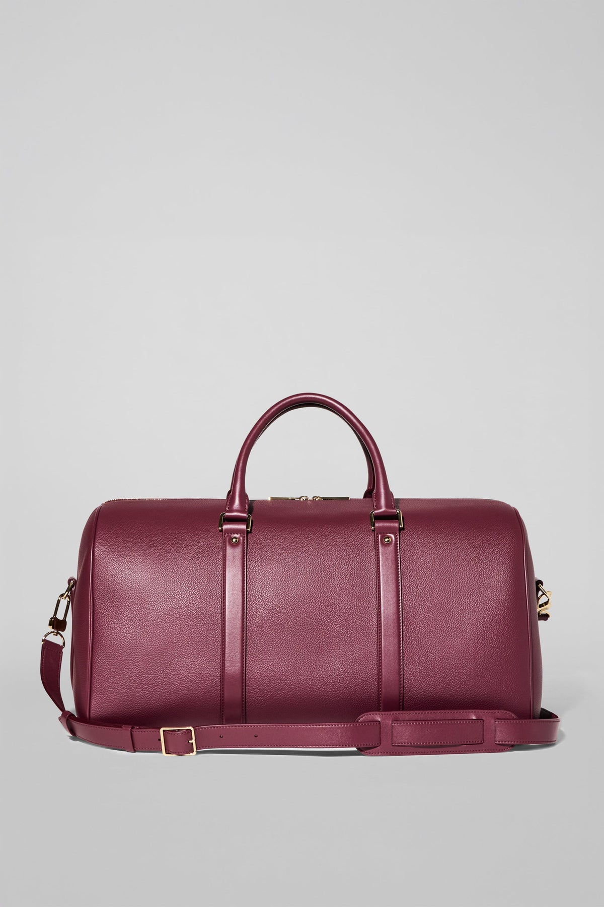 Sac de voyage ALO Voyage - Cuir bordeaux