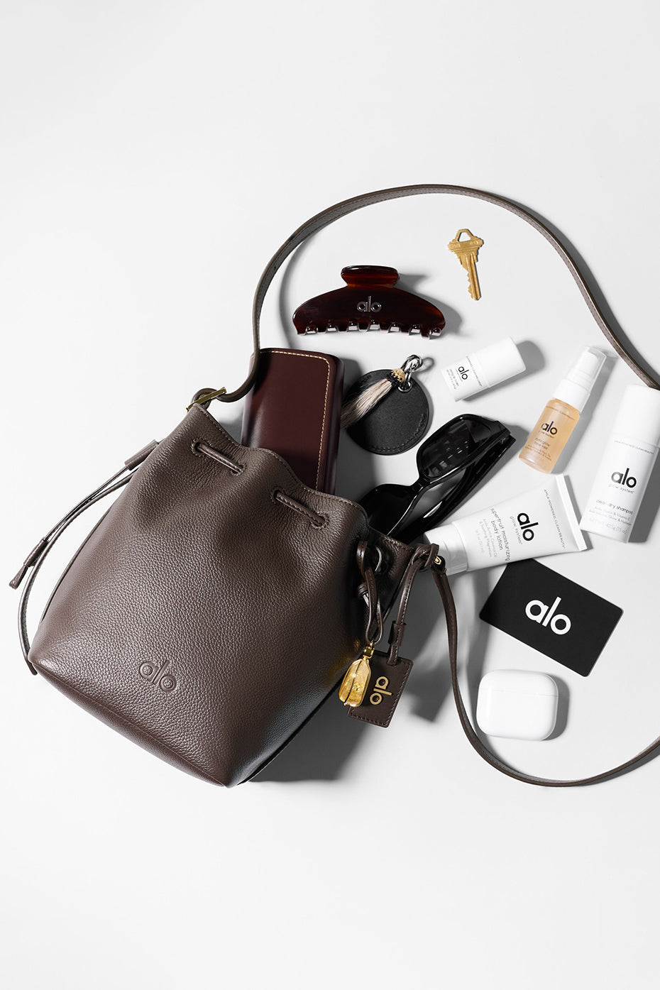 ALO Mini Balance - Cuir espresso