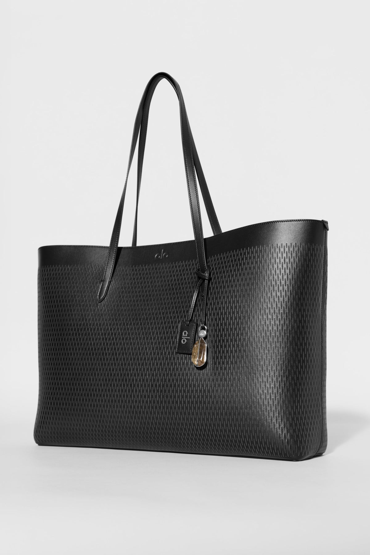 Cabas ALO Tranquility en cuir ajouré - Cuir ajouré noir