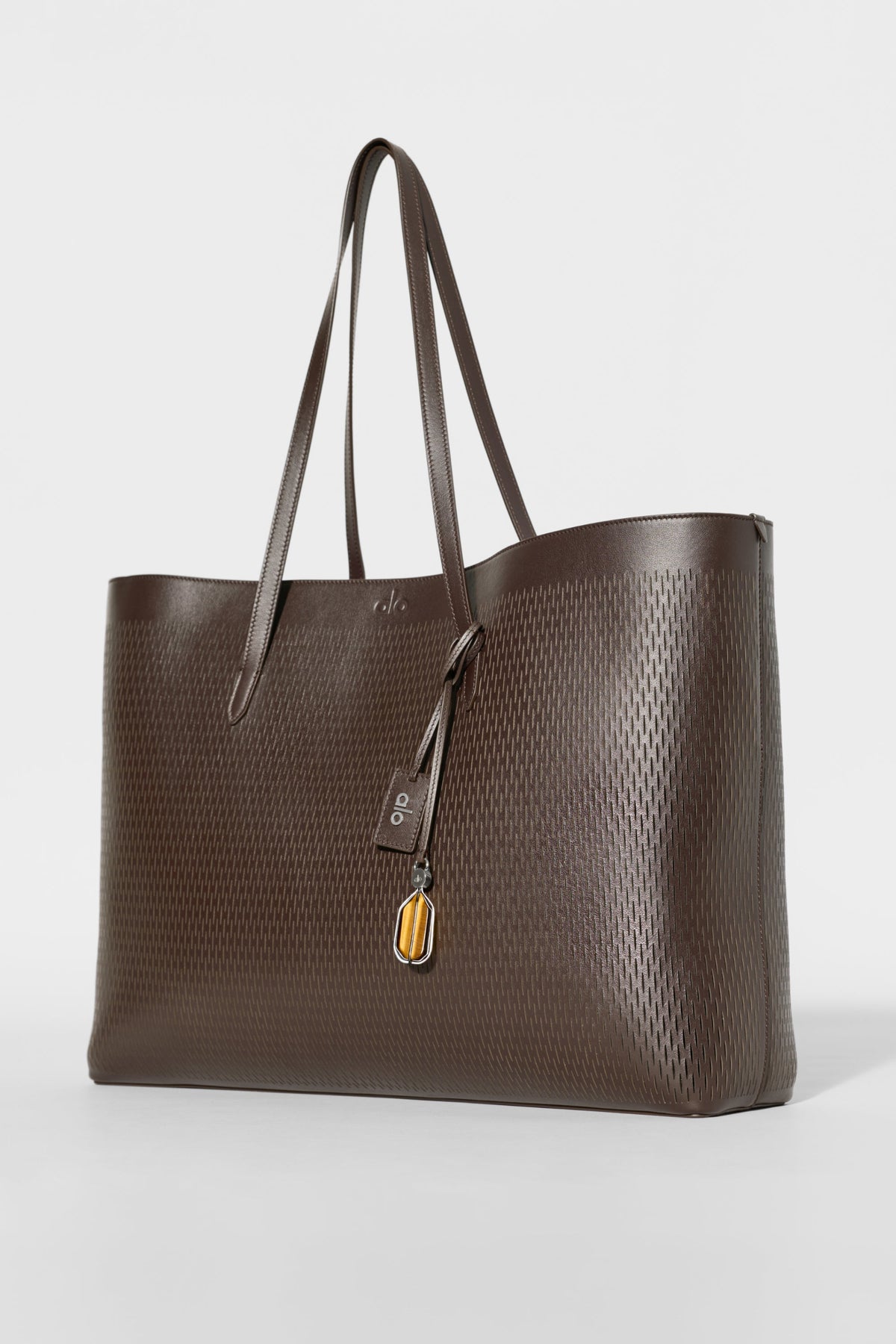 Cabas ALO Tranquility en cuir ajouré - Cuir ajouré espresso