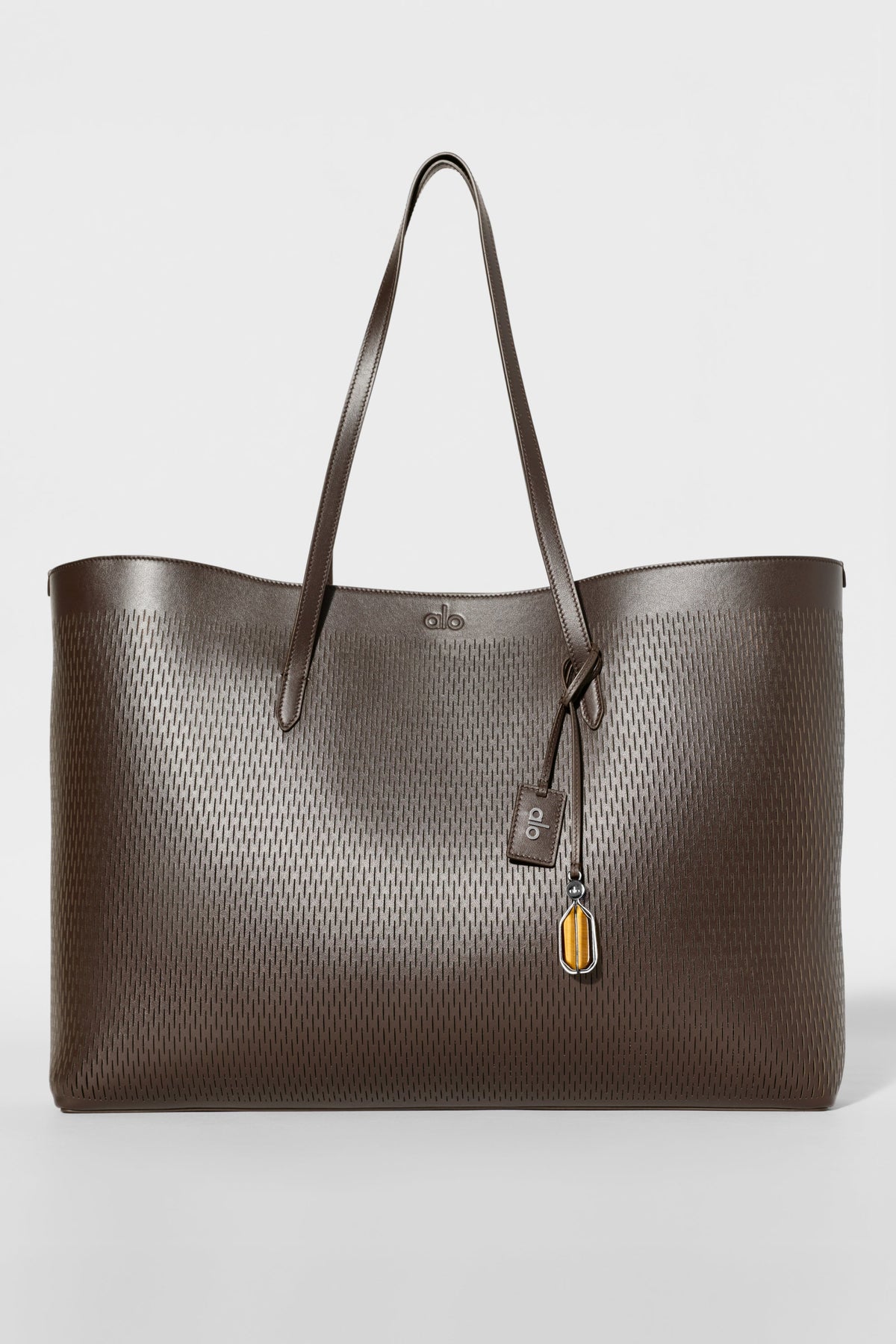 Cabas ALO Tranquility en cuir ajouré - Cuir ajouré espresso
