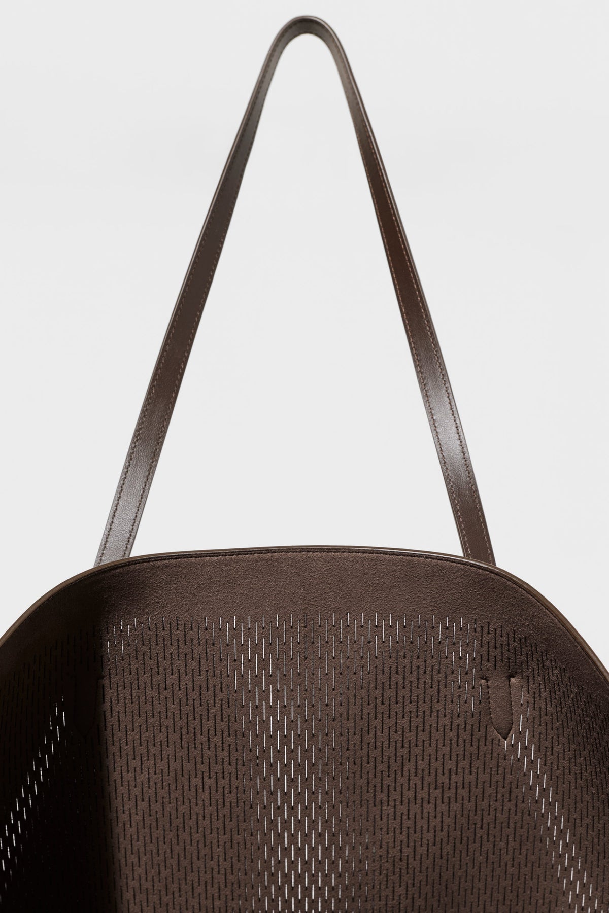 Cabas ALO Tranquility en cuir ajouré - Cuir ajouré espresso