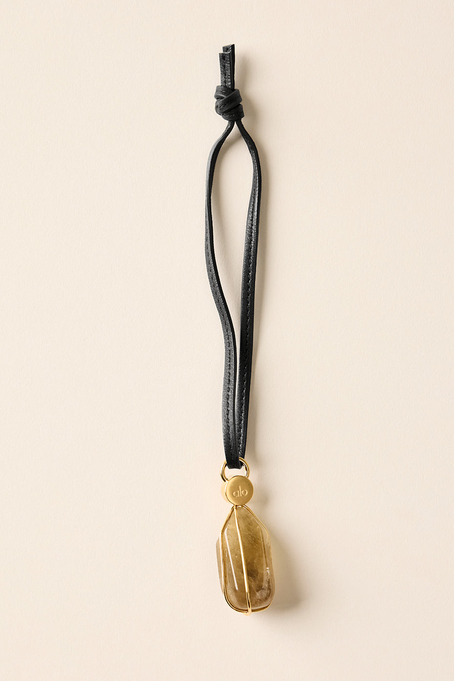 Cristal ALO Intention - Quartz fumé/Or