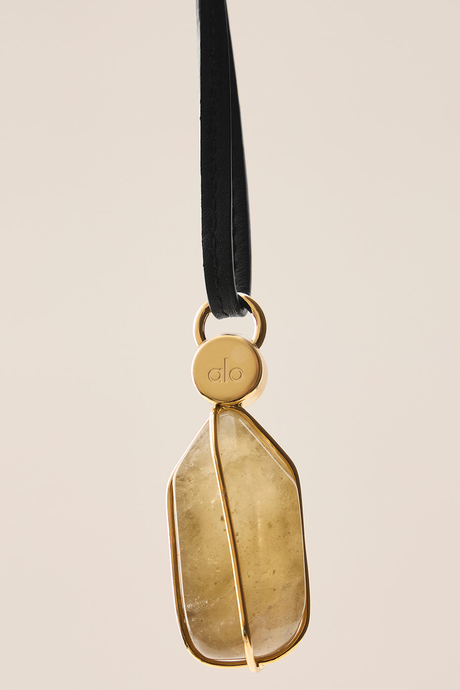Cristal ALO Intention - Quartz fumé/Or
