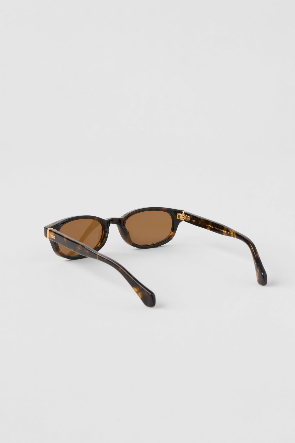 Lunettes de soleil ovales fines ALO - Écaille de tortue