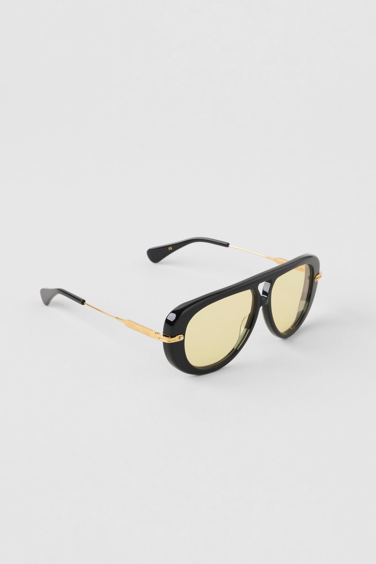 Lunettes de soleil aviateur ALO - Noir/Jaune