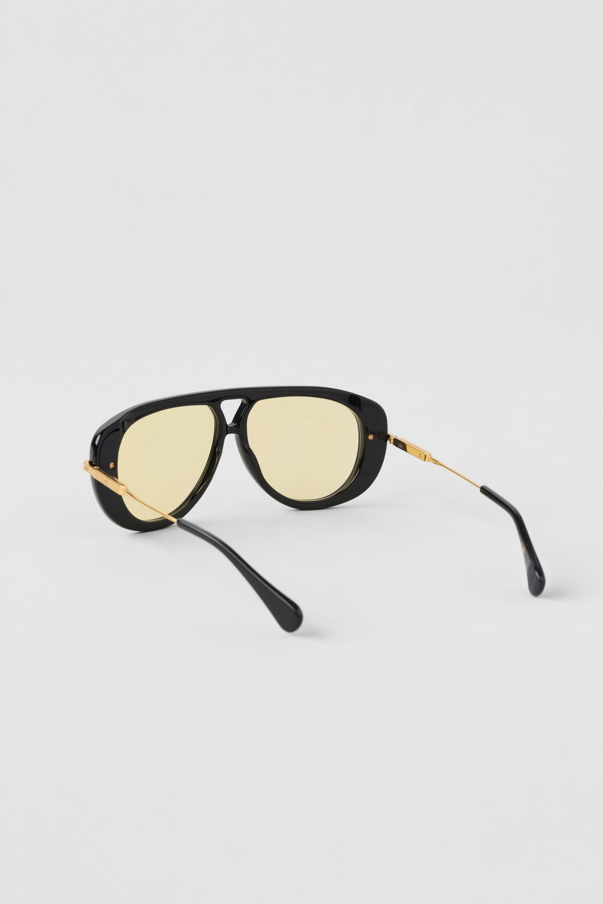 Lunettes de soleil aviateur ALO - Noir/Jaune