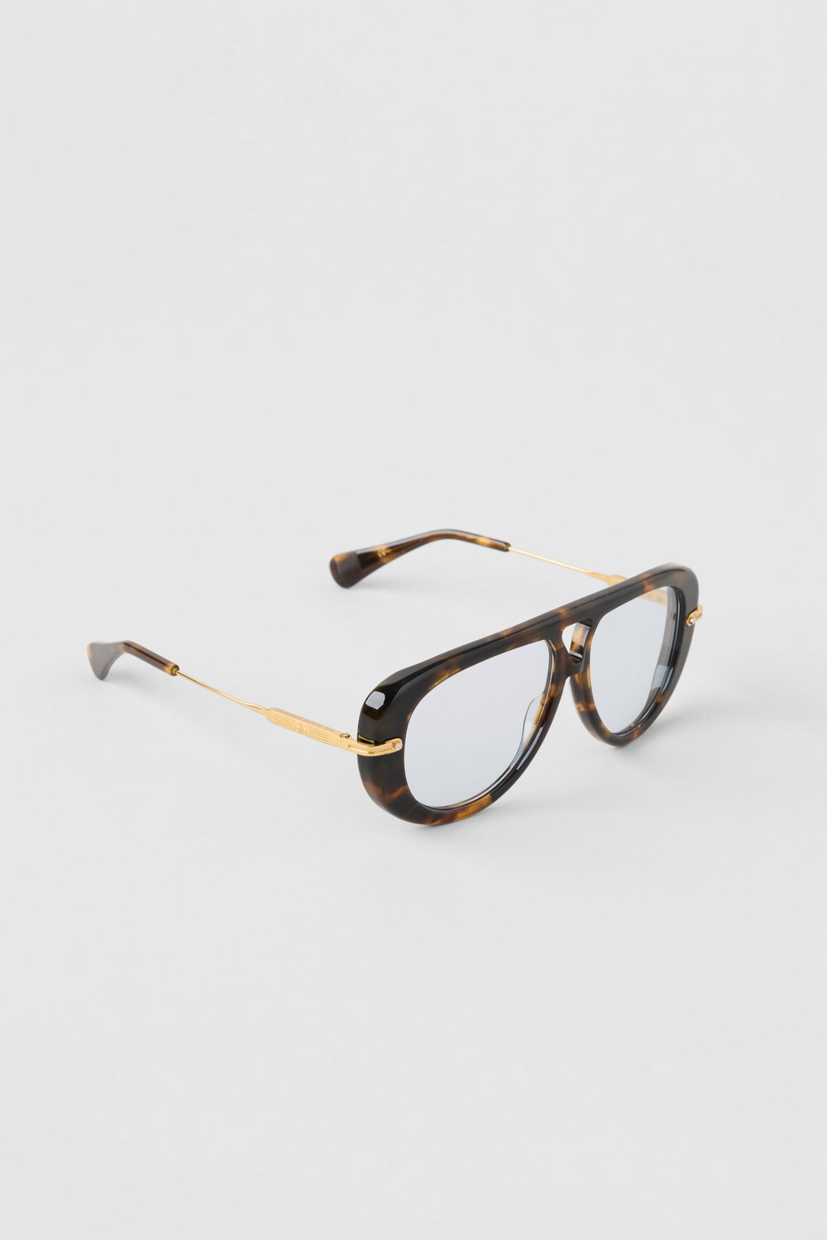 Lunettes de soleil aviateur ALO - Écaille de tortue/Bleu
