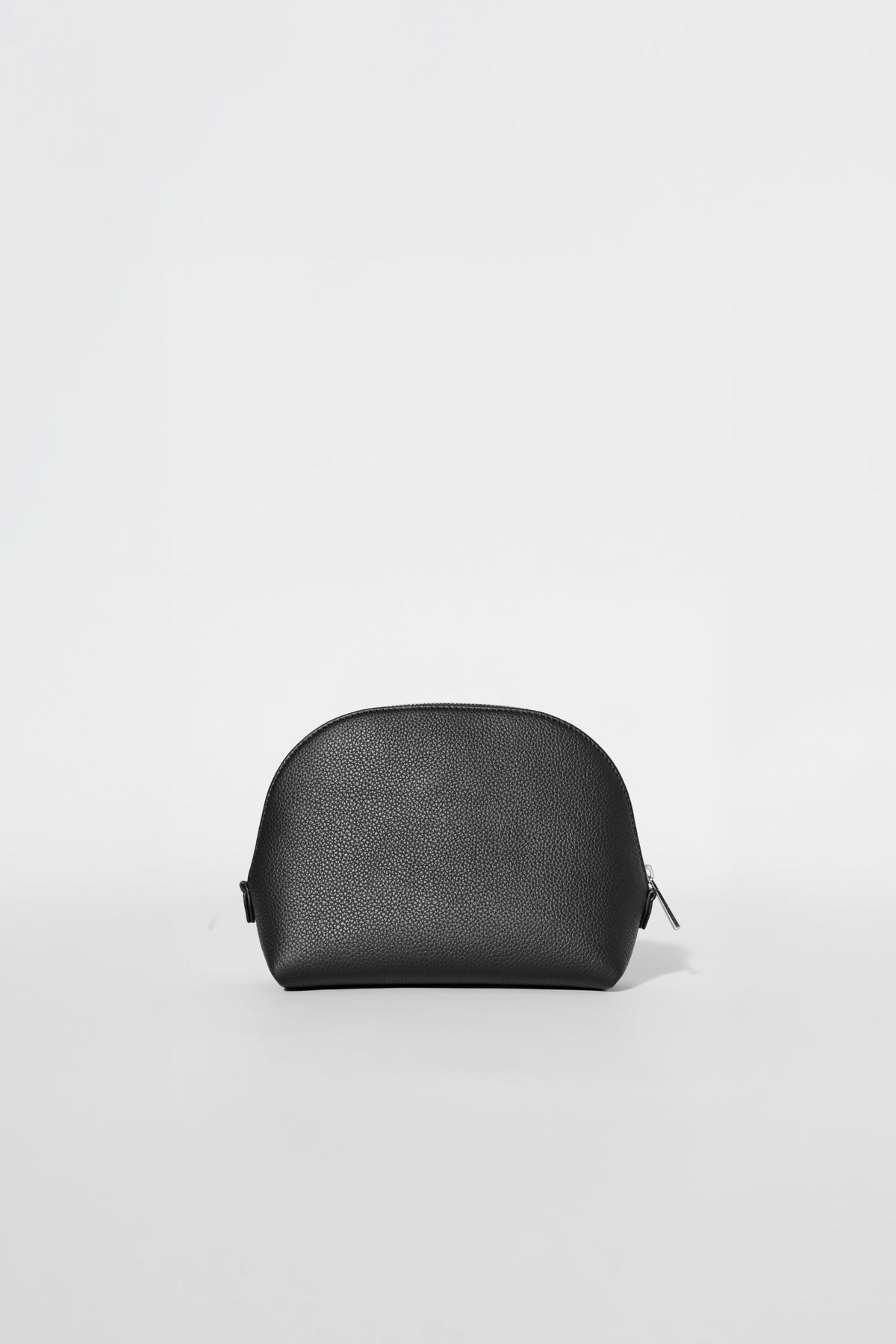 Petite pochette en croissant - Cuir noir