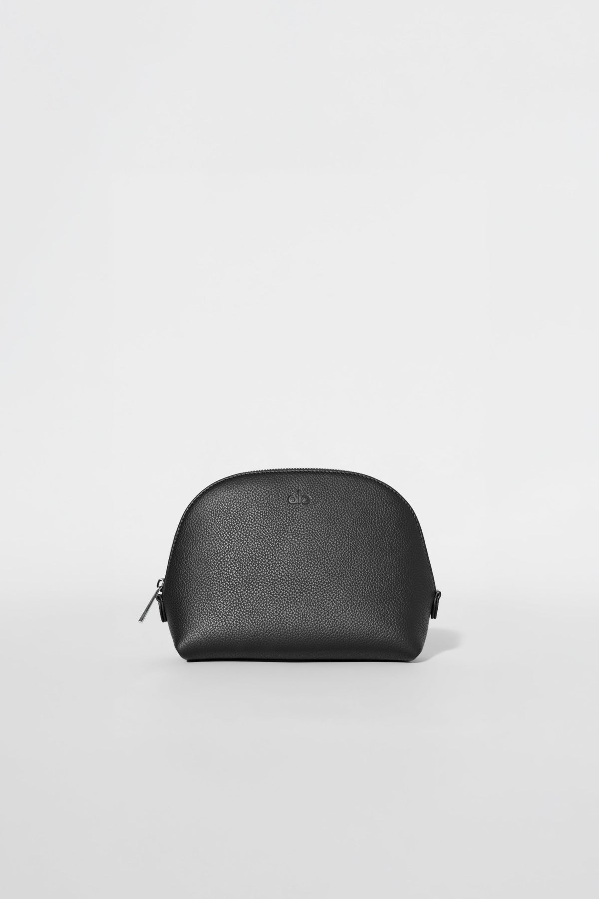 Petite pochette en croissant - Cuir noir