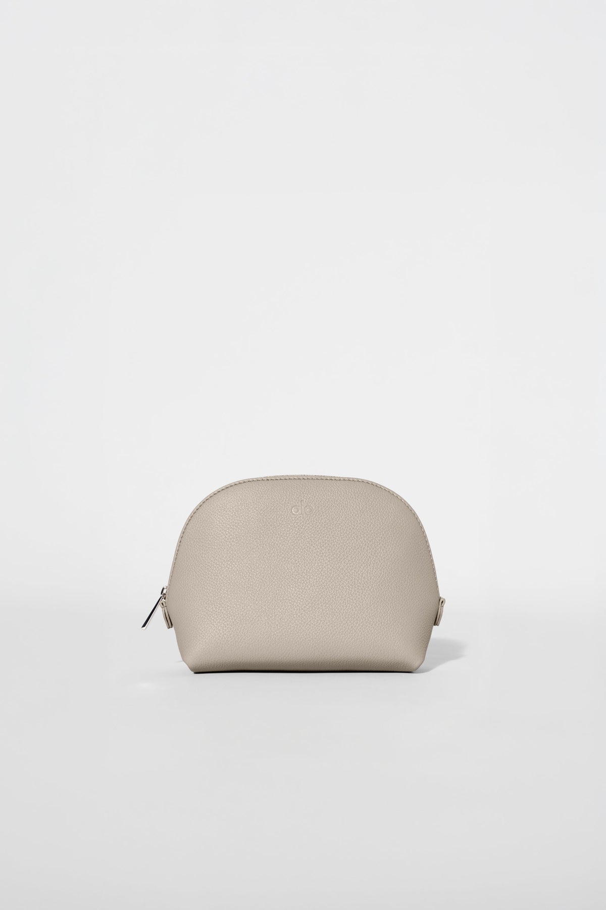 Petite pochette en croissant - Cuir gravier