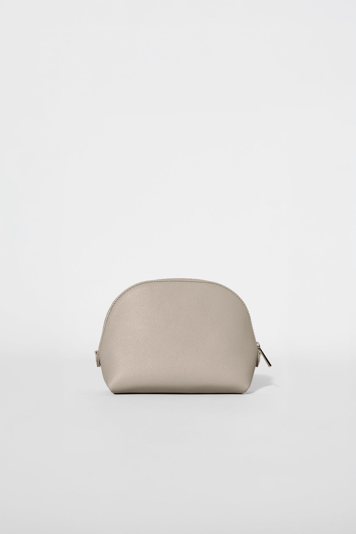 Petite pochette en croissant - Cuir gravier