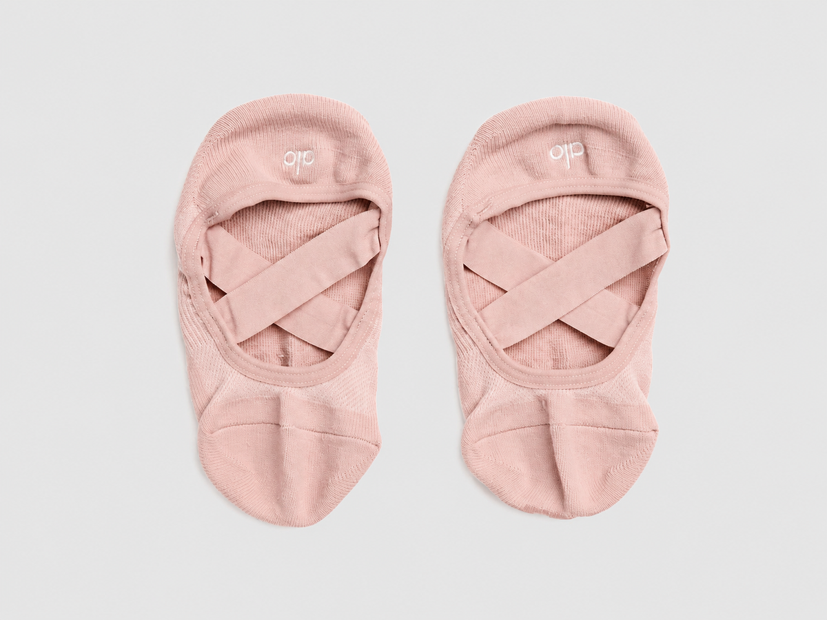 Chaussettes de barre Pivot pour femme - Mauve pâle