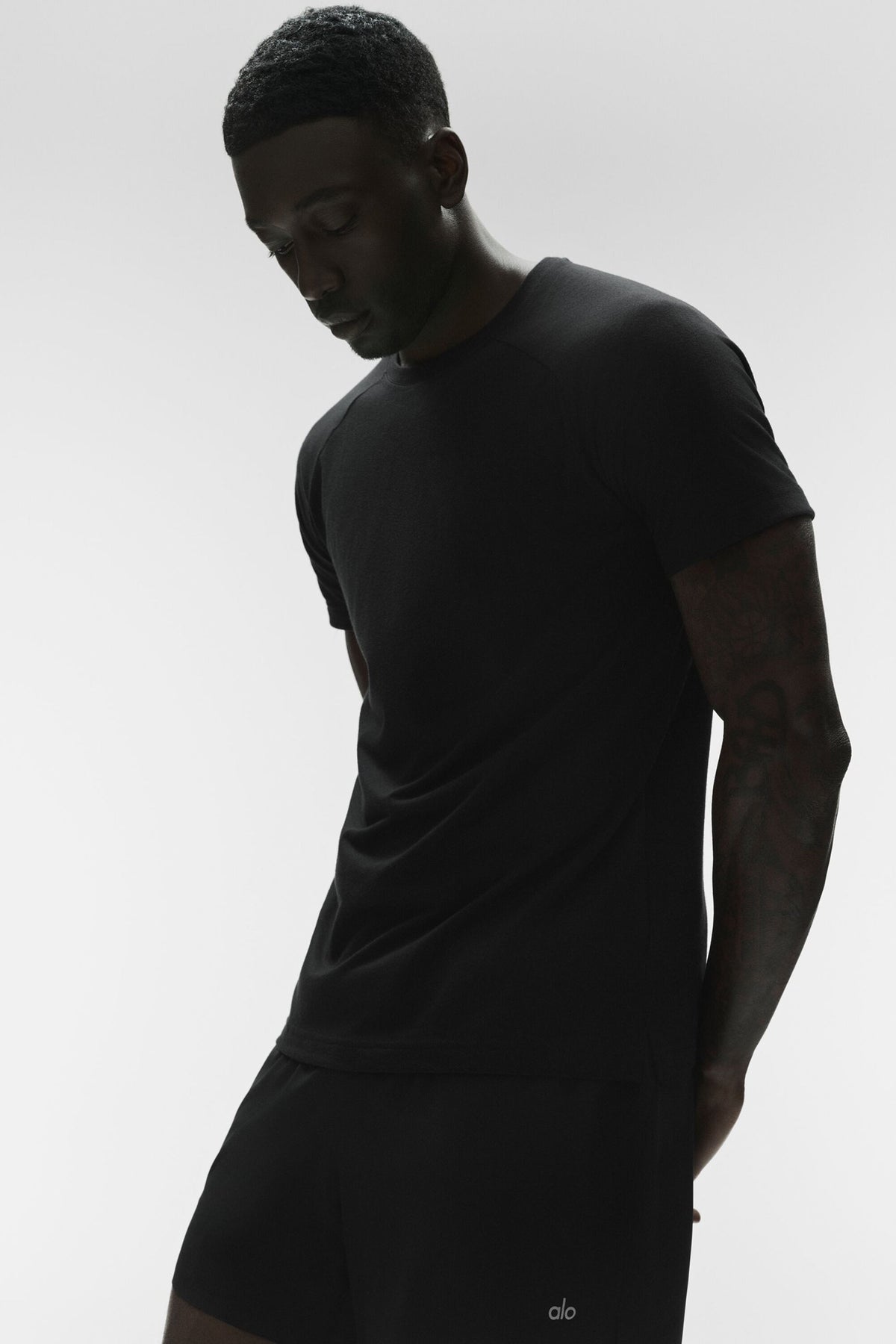 T-shirt à manches raglan Triumph - Noir