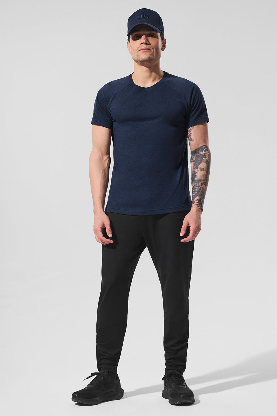 T-shirt à manches raglan Triumph - Bleu marine