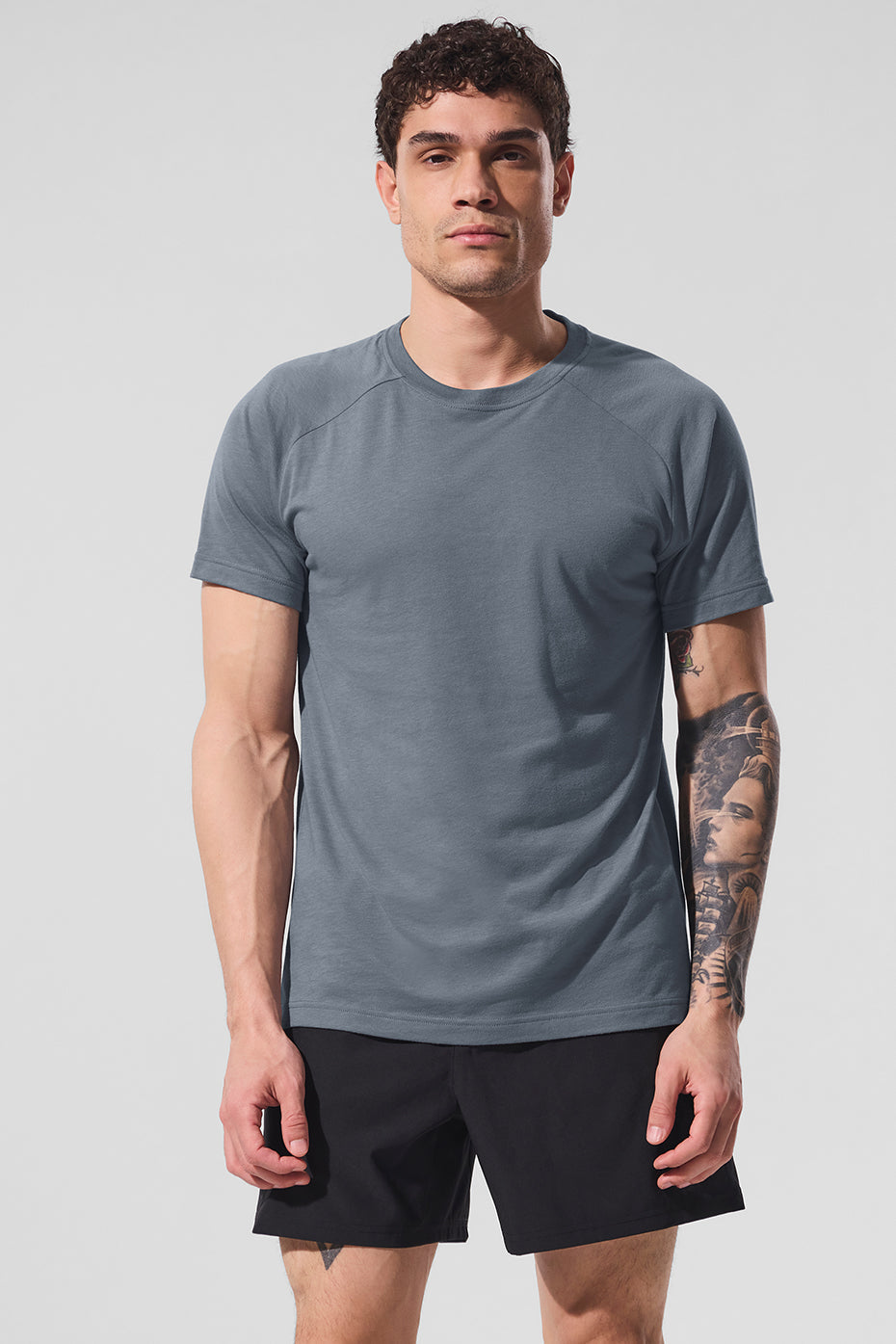 T-shirt à manches raglan Triumph - Gris acier