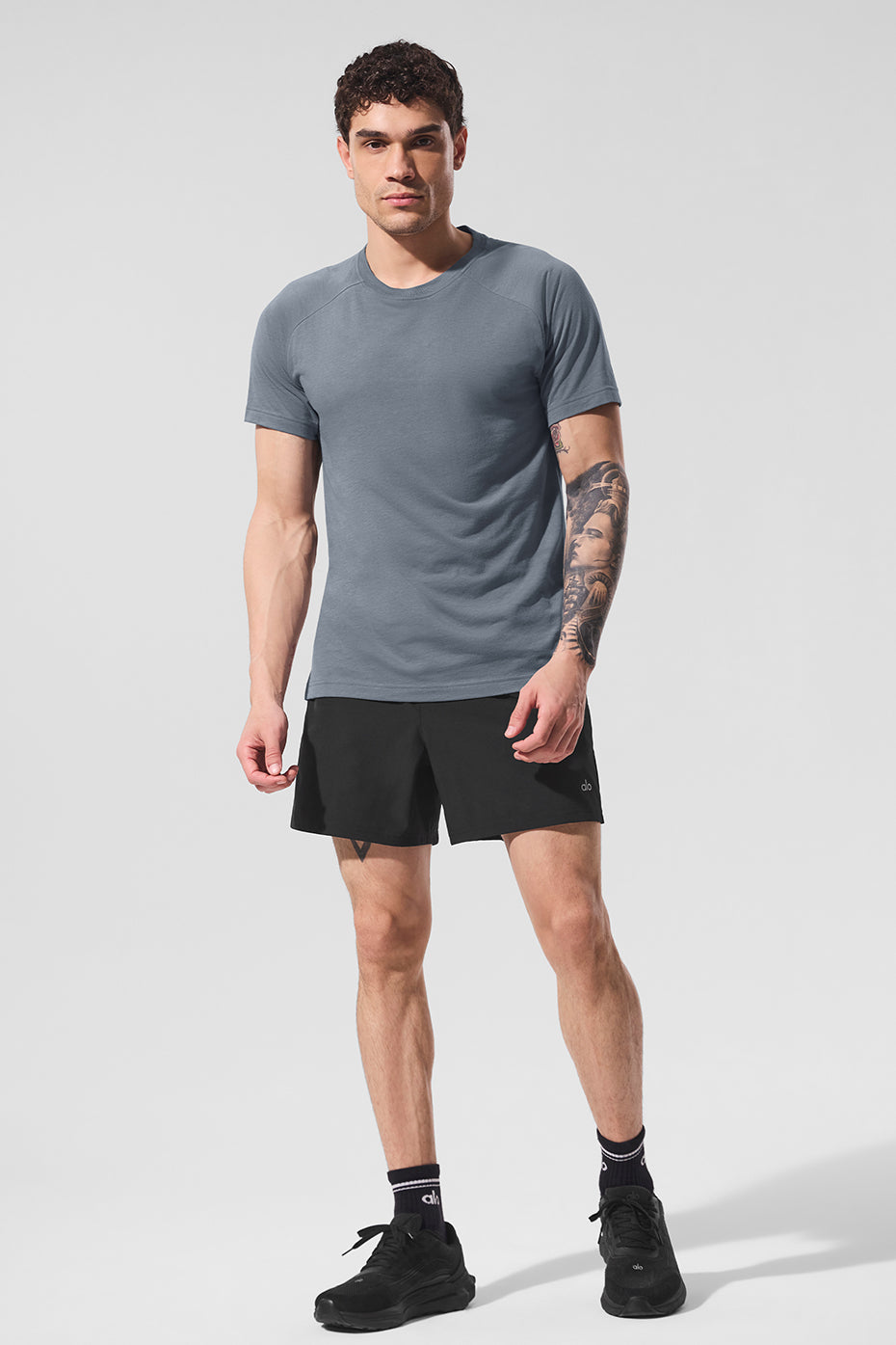 T-shirt à manches raglan Triumph - Gris acier