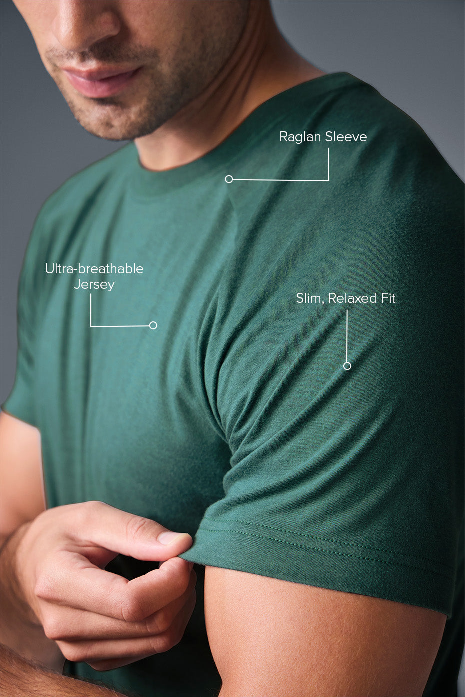 T-shirt à manches raglan Triumph - Lierre d’hiver